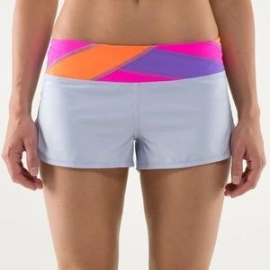 Lululemon Groovy Run Shorts - Cool Breeze Quilt Summer 13 SIZE 10